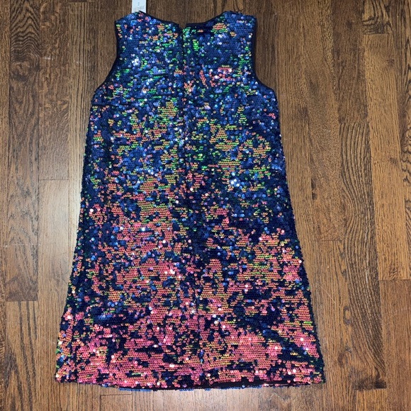 GAP Kids Sequin Dress in Blue and Pink - Picture 2 of 3